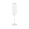 6 Packs: 2 ct. (12 total) 6oz. Clear Flute Glasses with Gold Rim by Celebrate It™